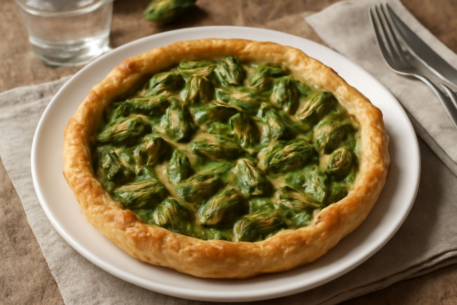 Torta salata di carciofi