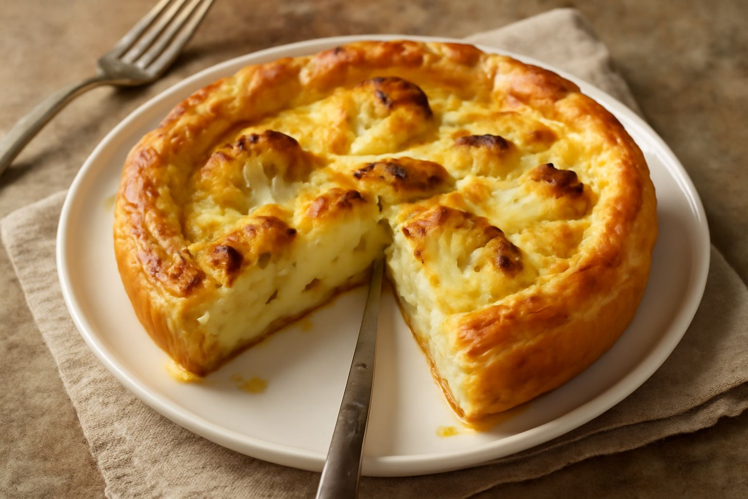 Torta salata di cavolfiore