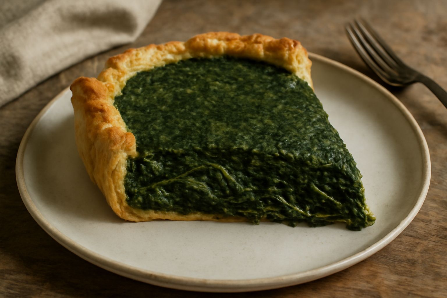 Torta salata di cicoria