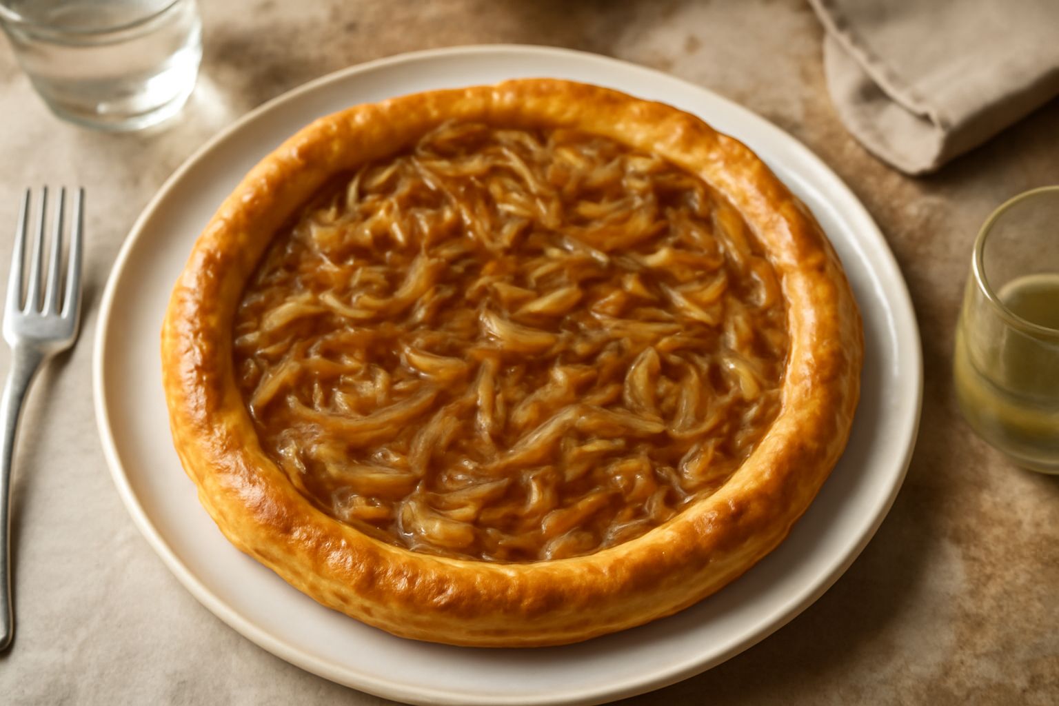 Torta salata di cipolla
