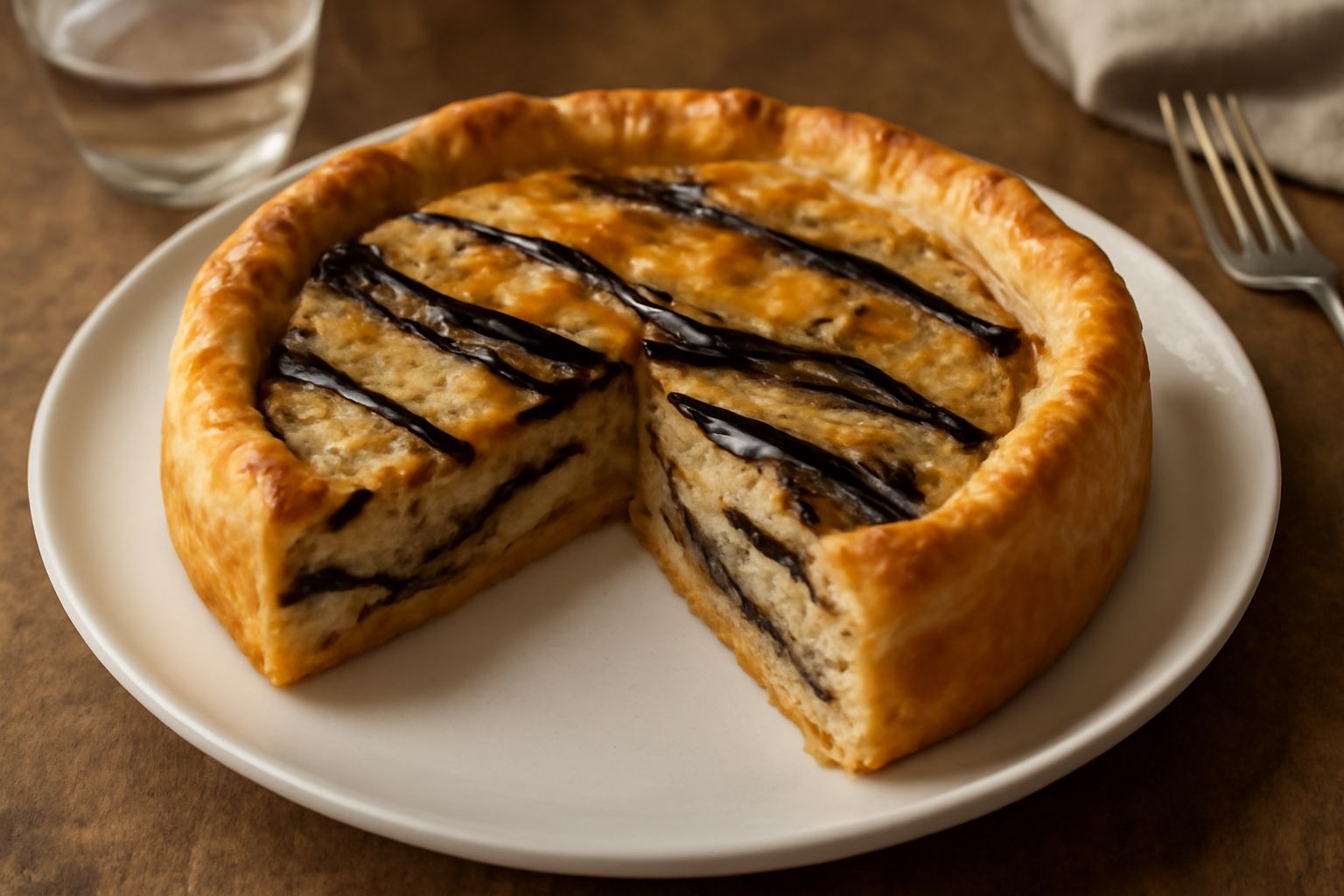 Torta salata di melanzane
