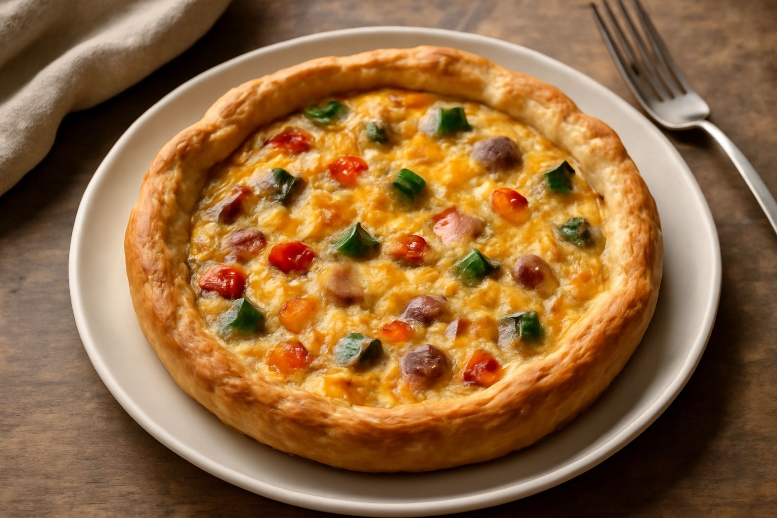 Torta salata di verdure avanzate