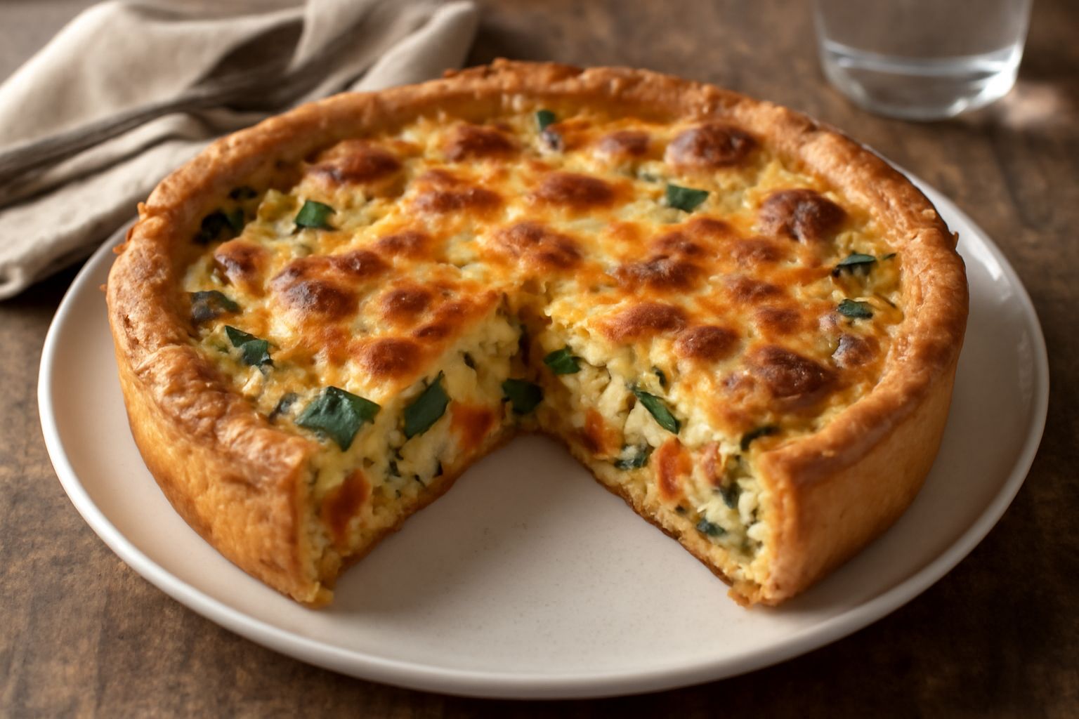 Torta salata di verdure miste