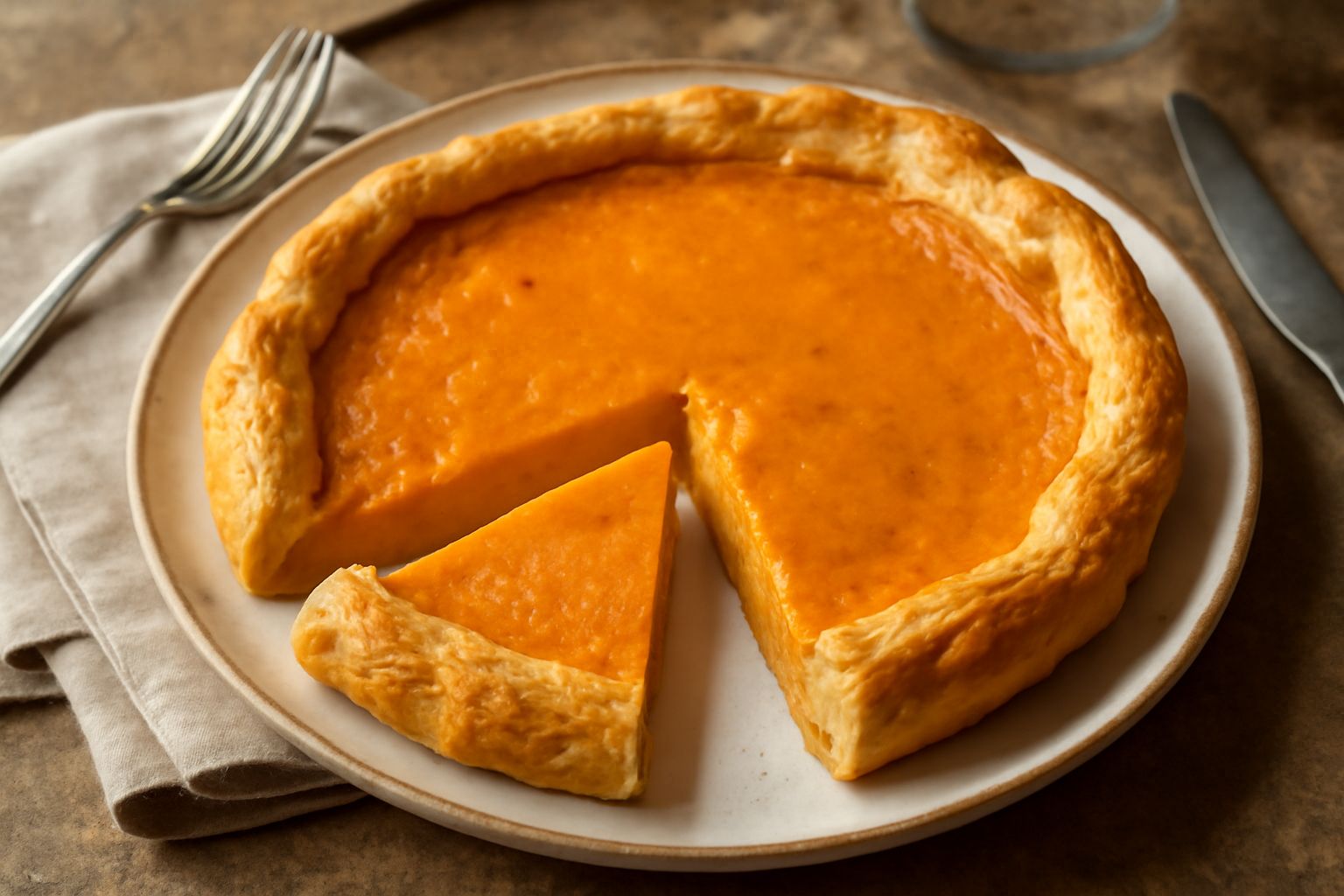 Torta salata di zucca