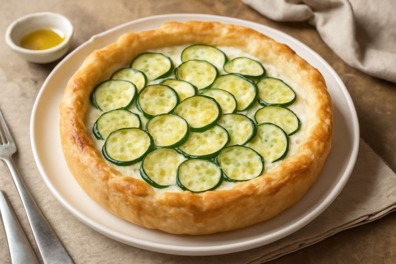 Torta salata di zucchine