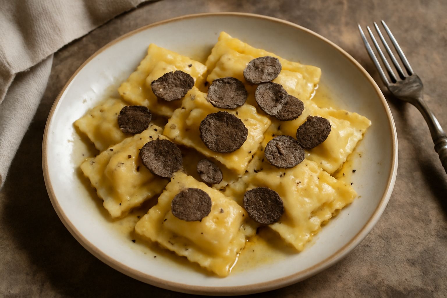 Tortelli di patata e tartufo