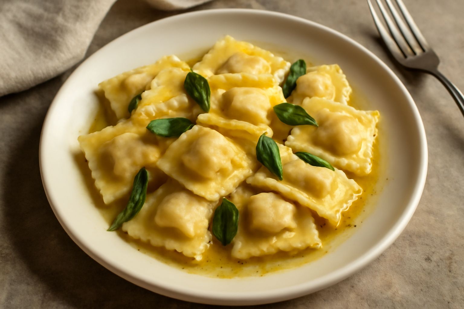 Tortelli di ricotta e amaretti