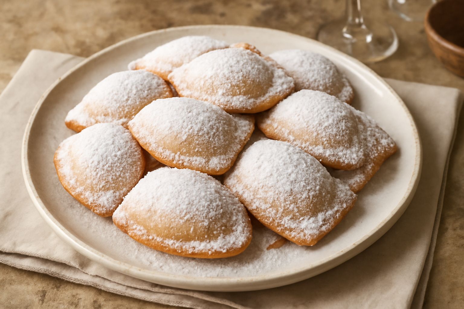 Tortelli dolci di carnevale