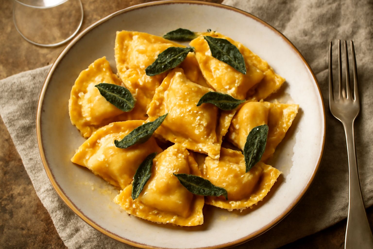 Tortelli ripieni di formaggio