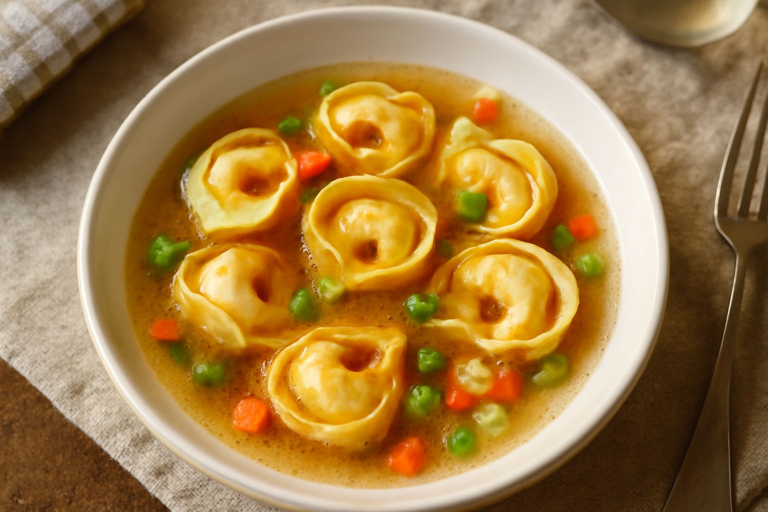Tortellini in brodo da passeggio