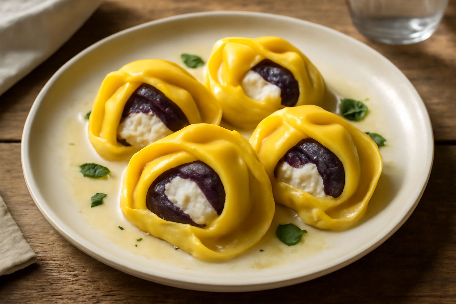 Tortellone di melanzane