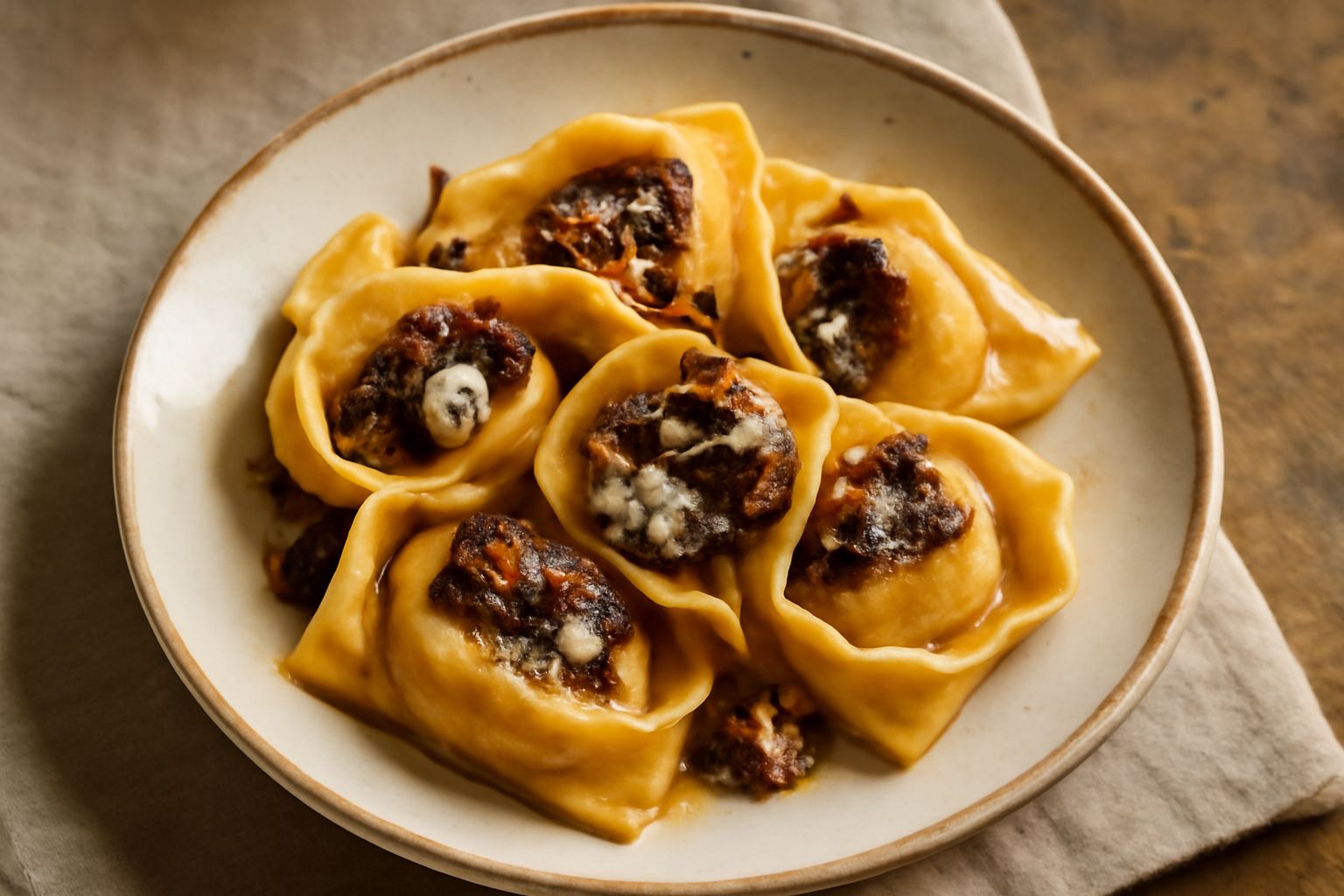 Tortelloni di melanzana