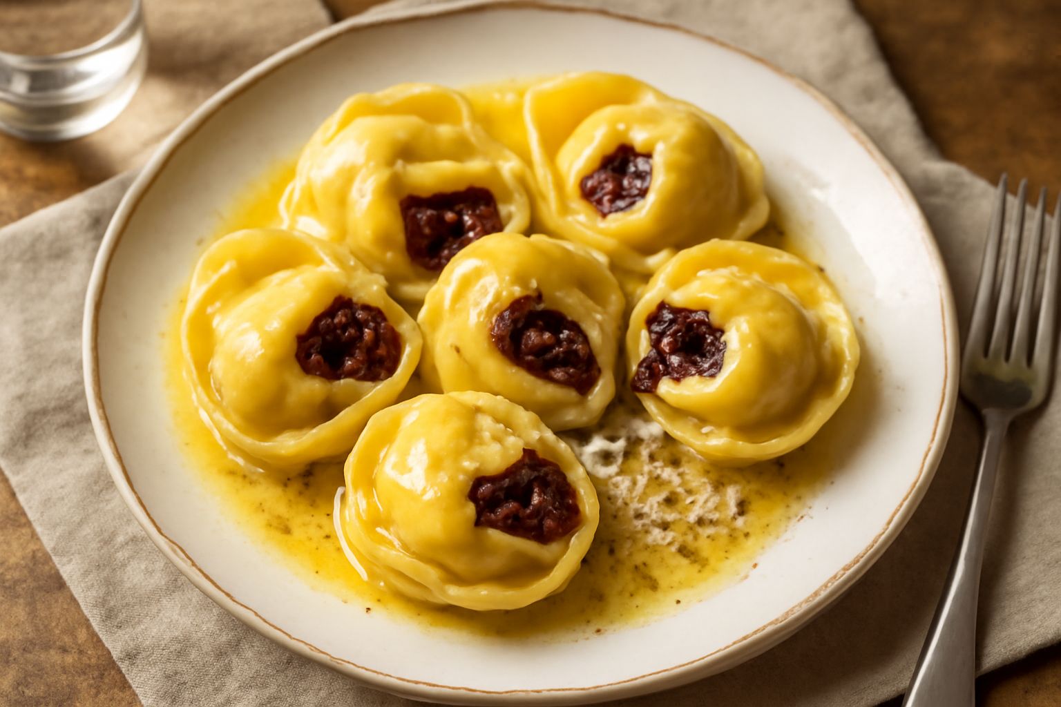 Tortelloni di radicchio rosso
