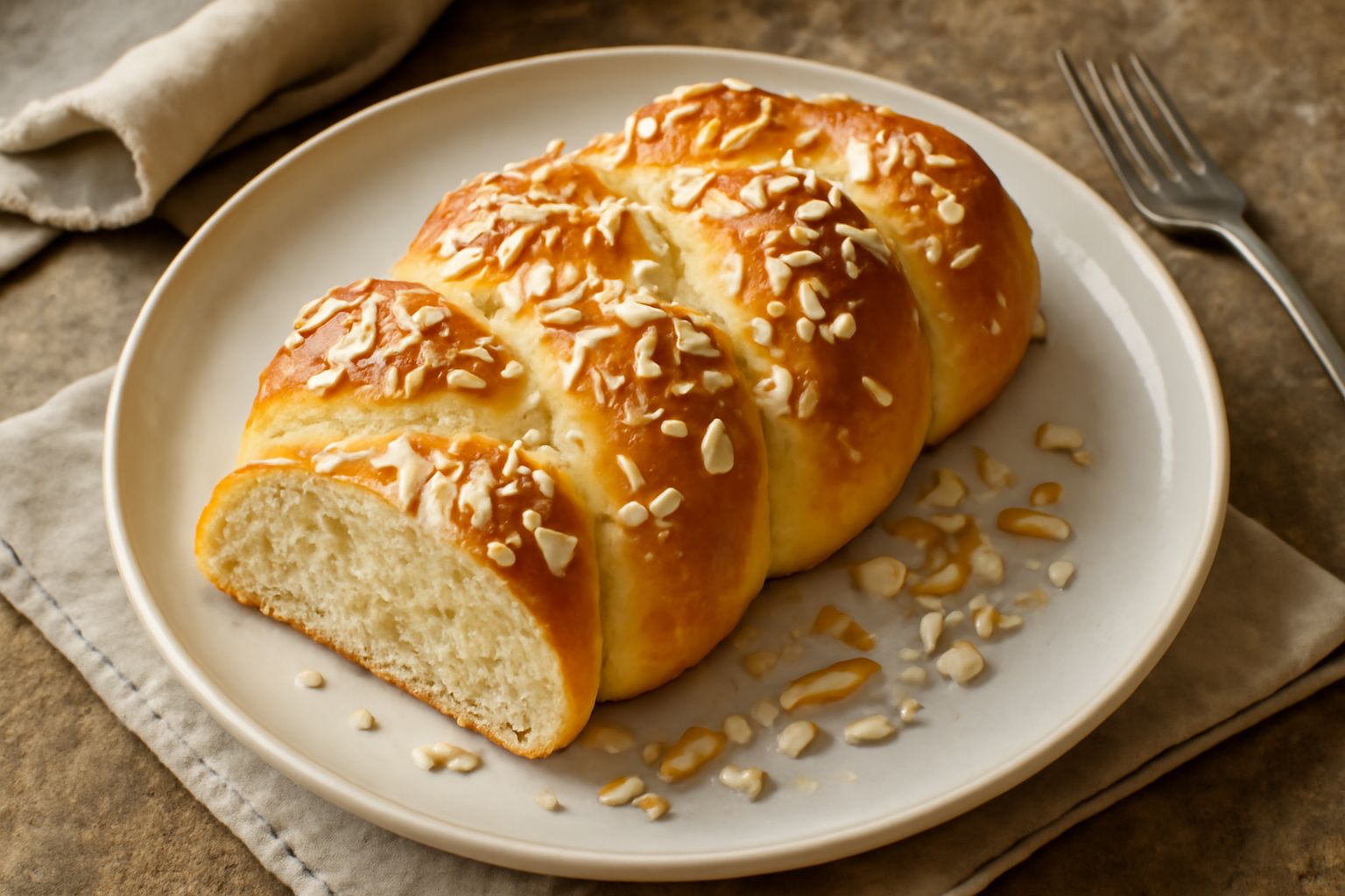 Treccia dolce pasquale