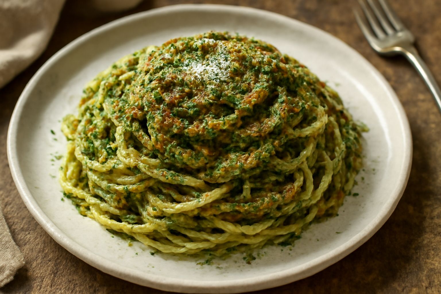 Trenette al pesto sassarese