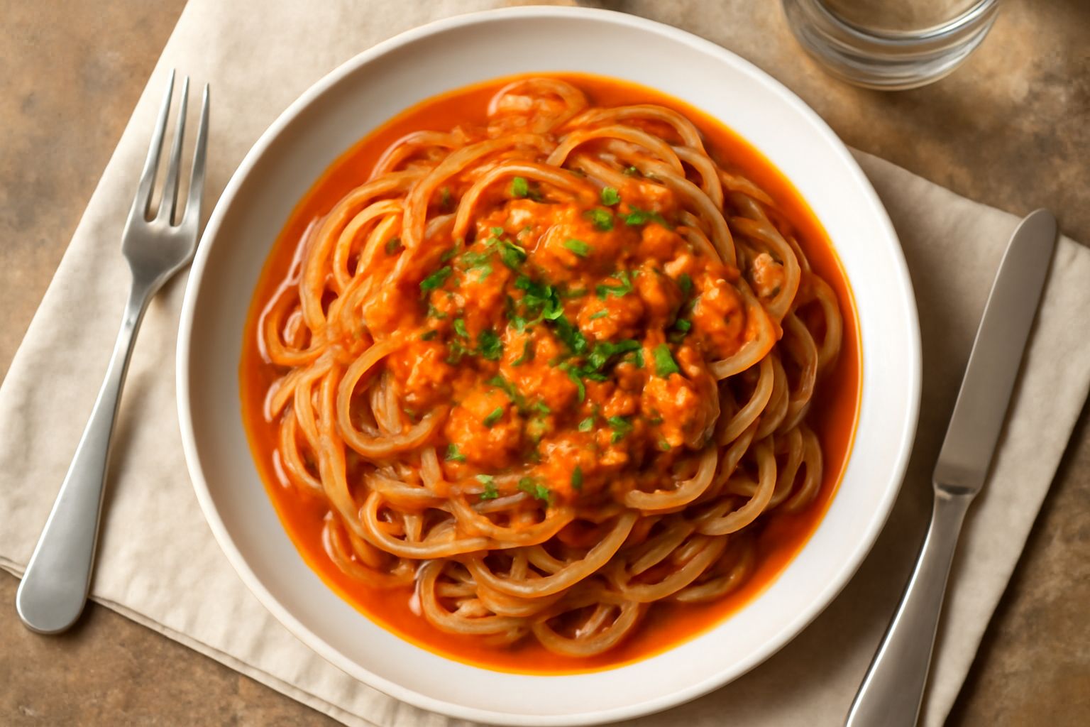 Trenette al sugo di pesce