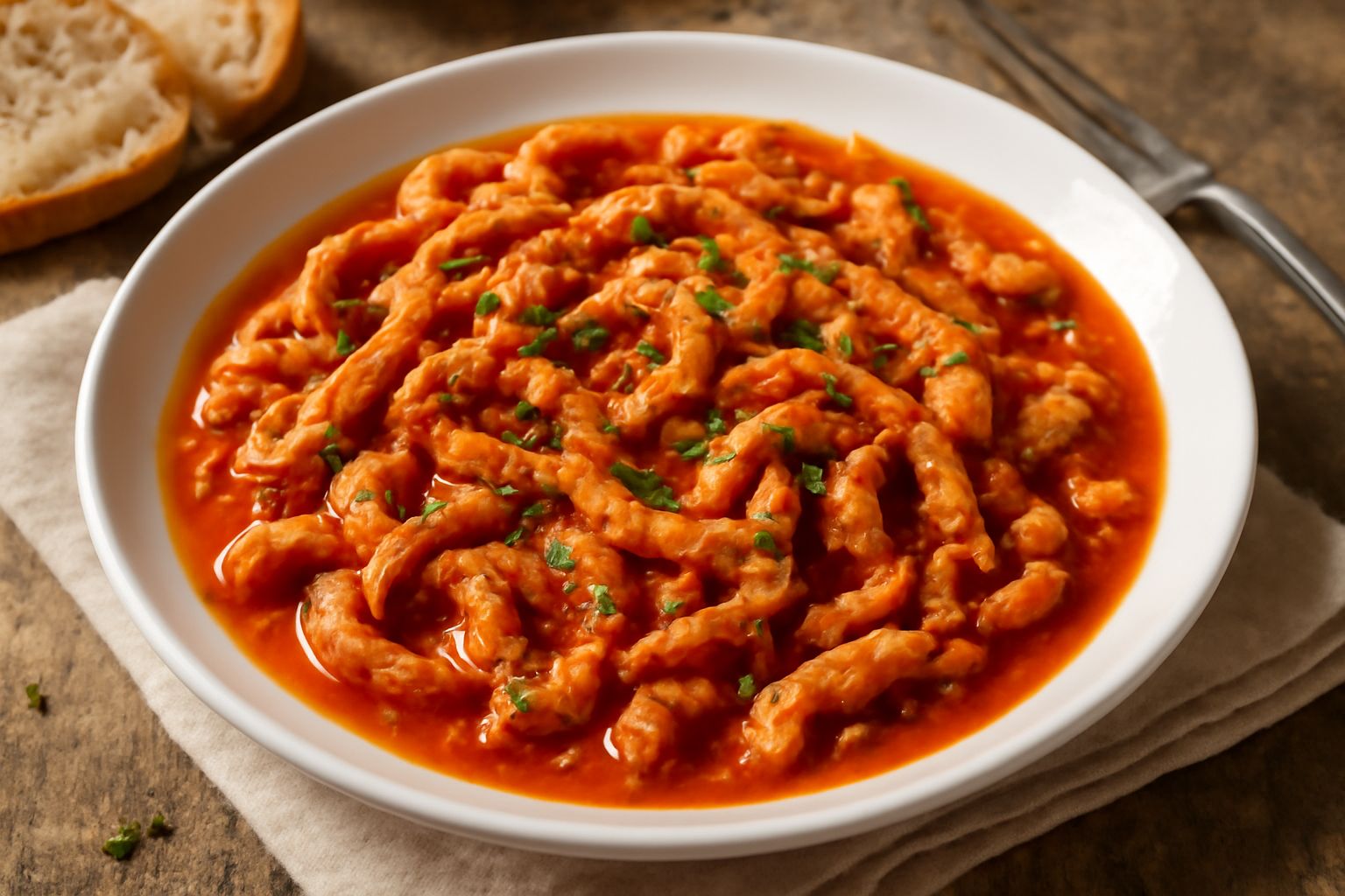 Trippa alla livornese: come prepararla in casa con pomodori e peperoncino