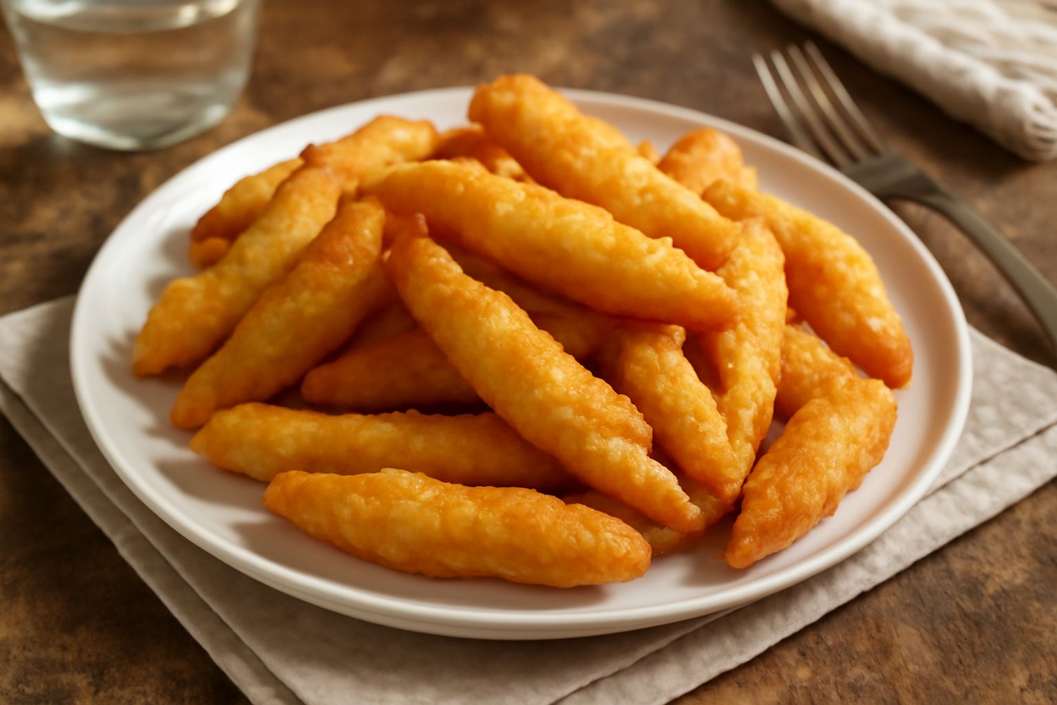 Troccos de patatas