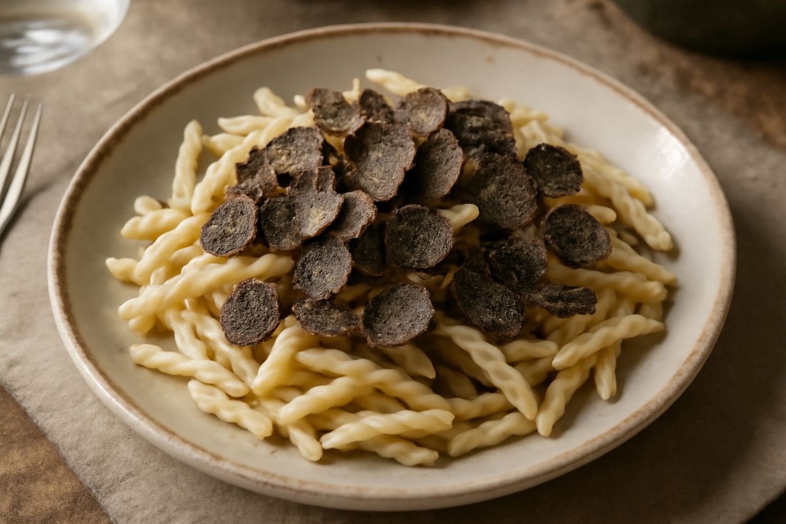 Trofie ai tartufi