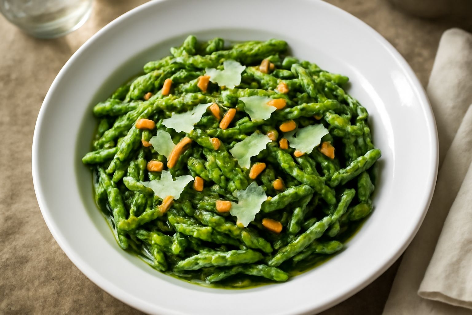 Trofie al pesto di rucola