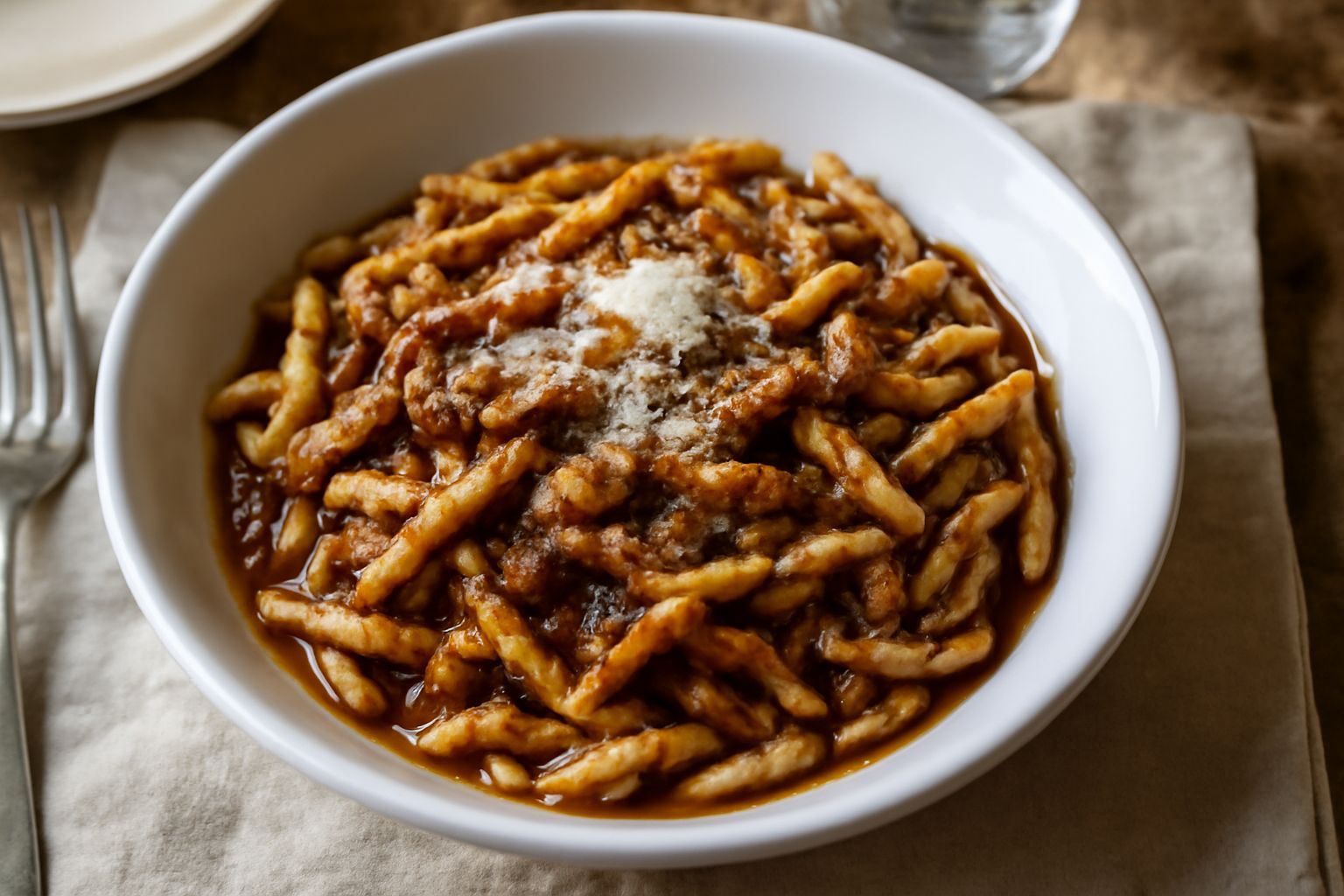 Trofie al ragù di carne