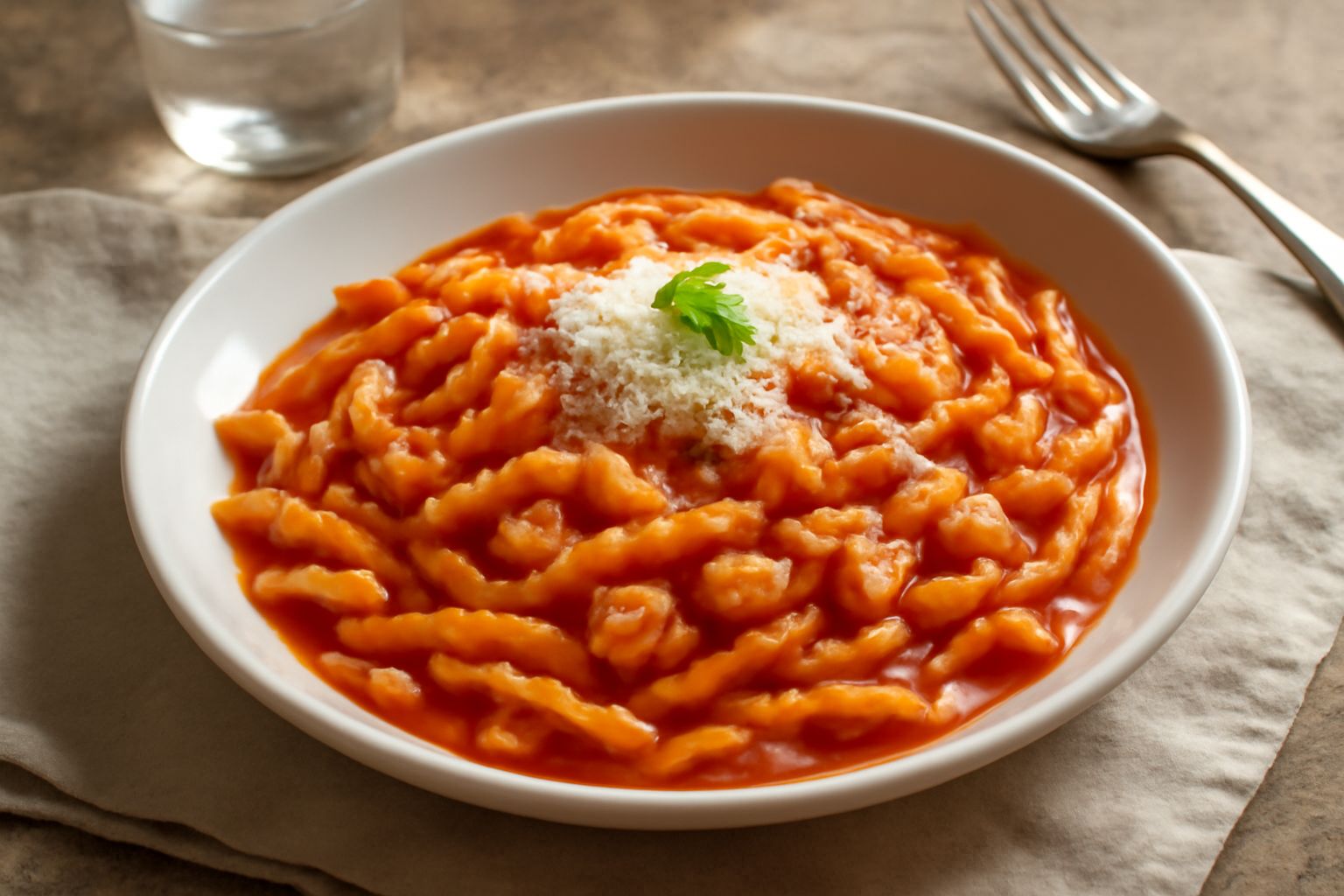 Trofie al sugo di pesce