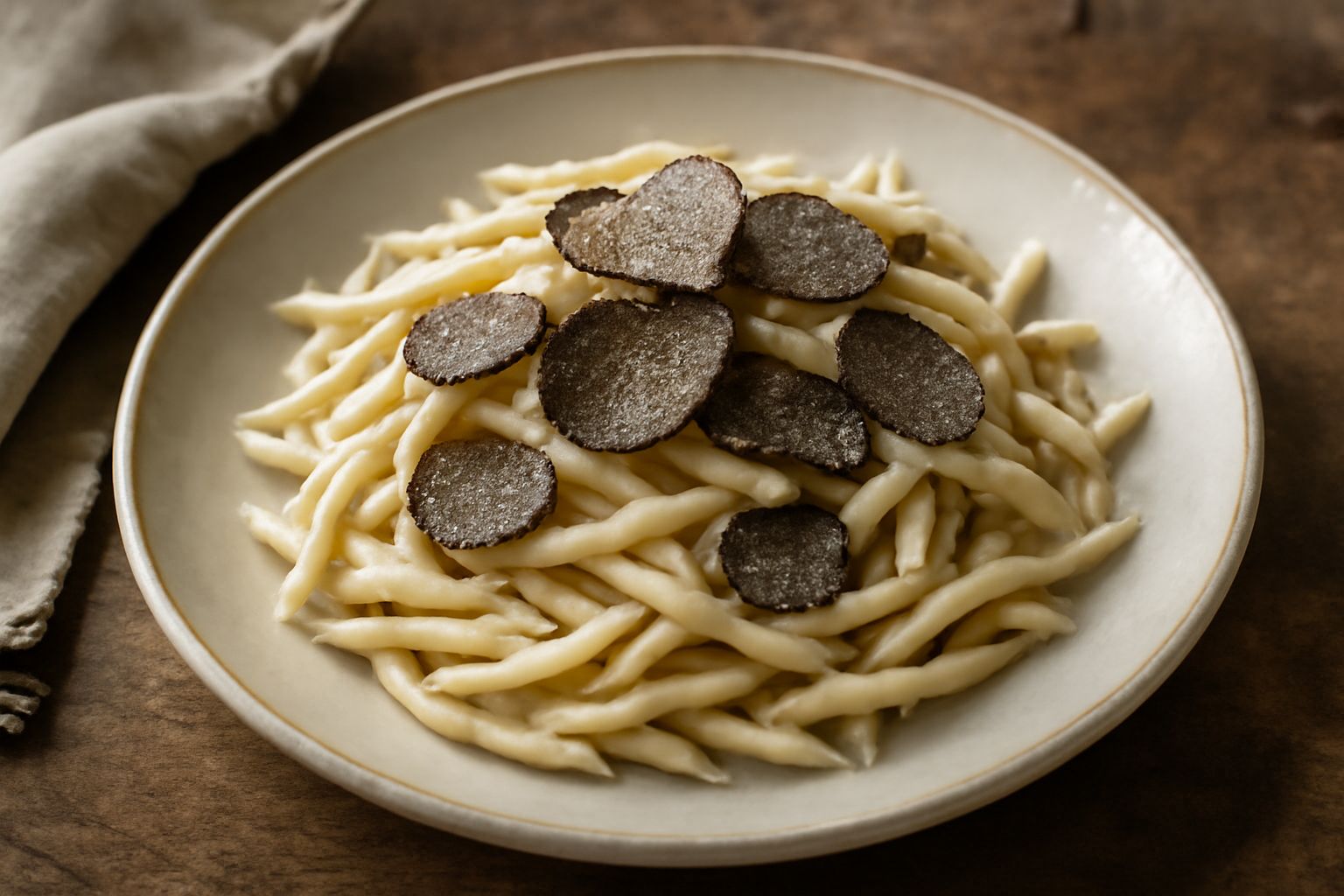 Trofie al tartufo