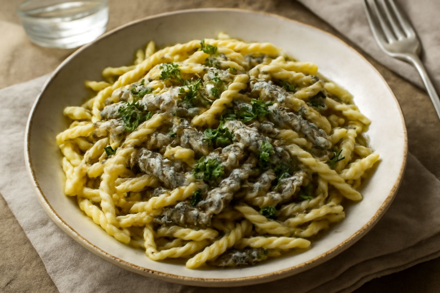 Trofie alle sardine