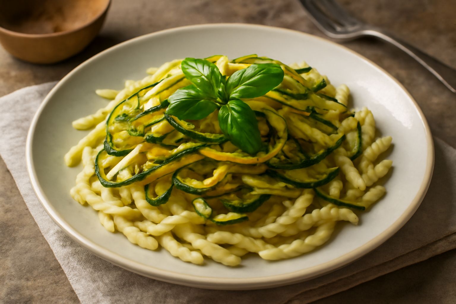 Trofie alle zucchine