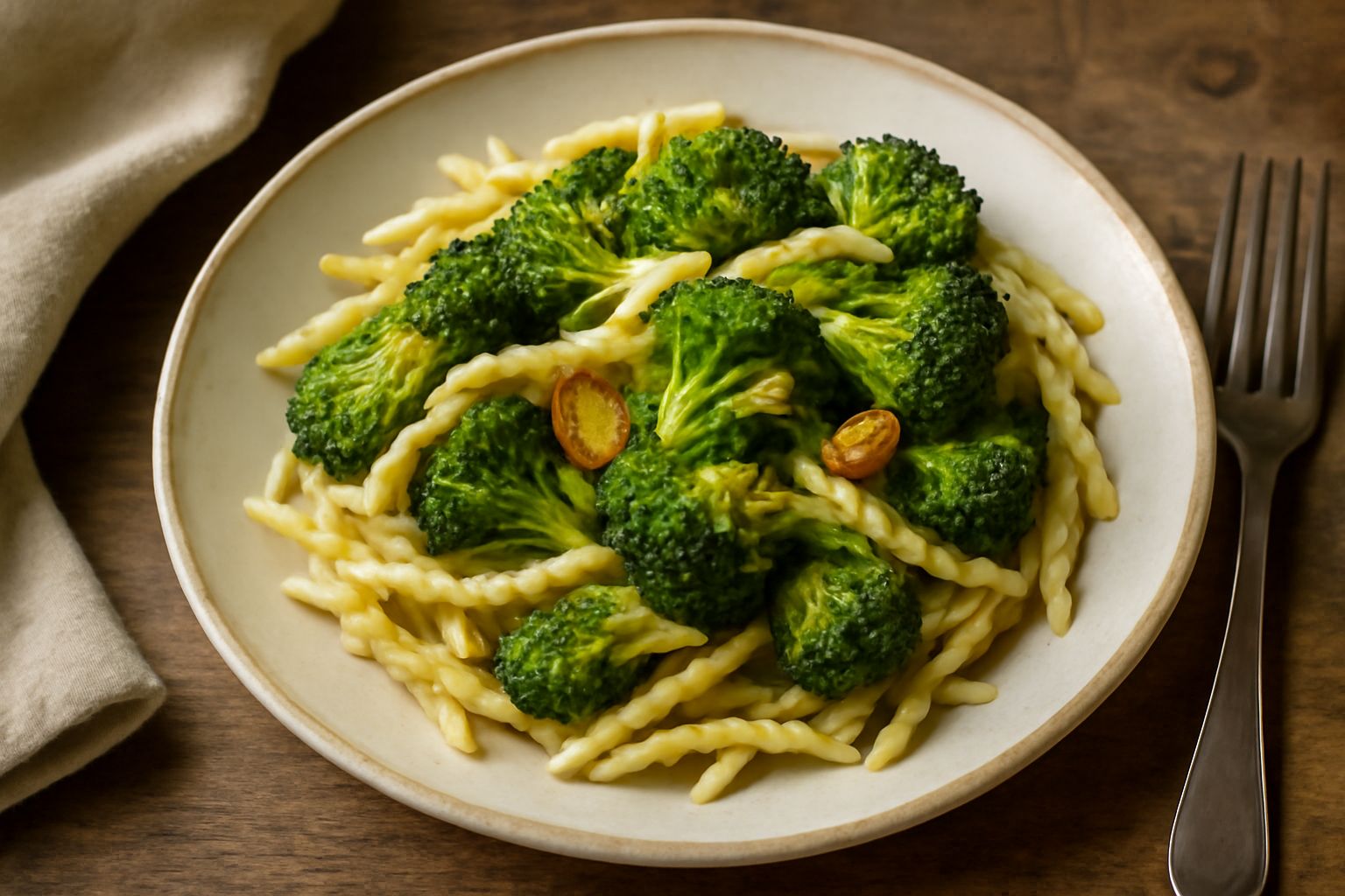 Trofie con le broccoli arriminati
