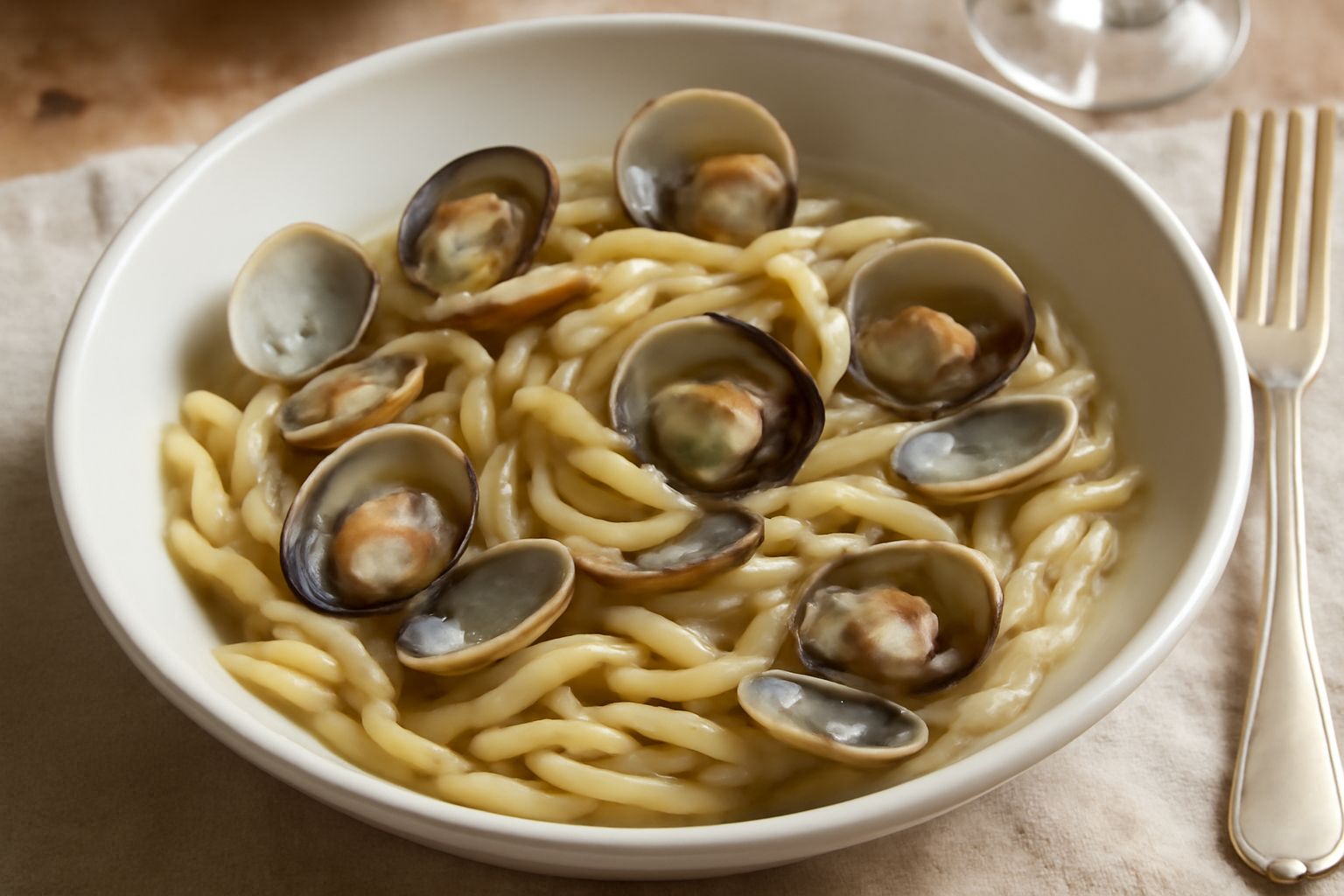 Trofie con le vongole