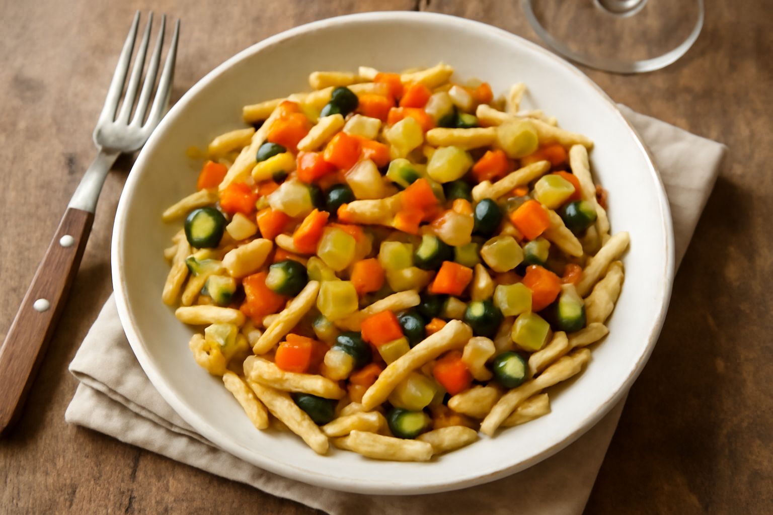 Trofie con verdure