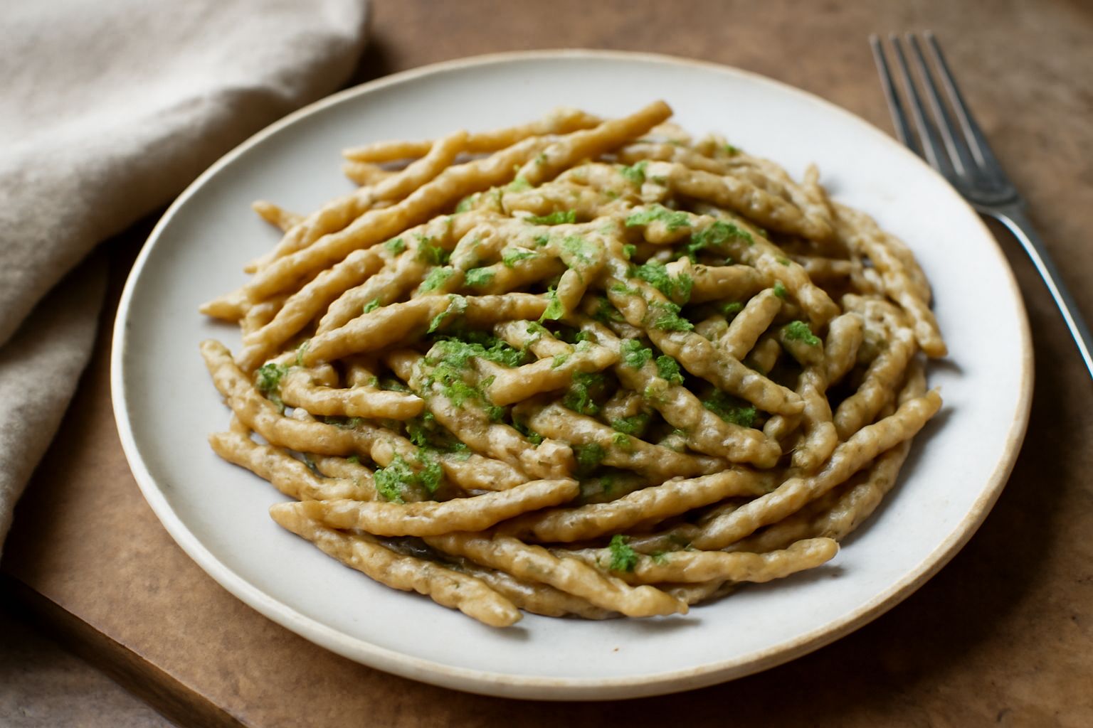 Trofie di pane raffermo