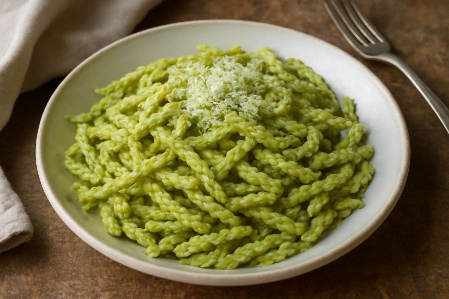 Trofiette al pesto di pistacchio