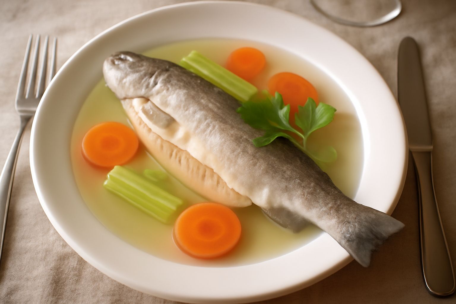 Trota bollita