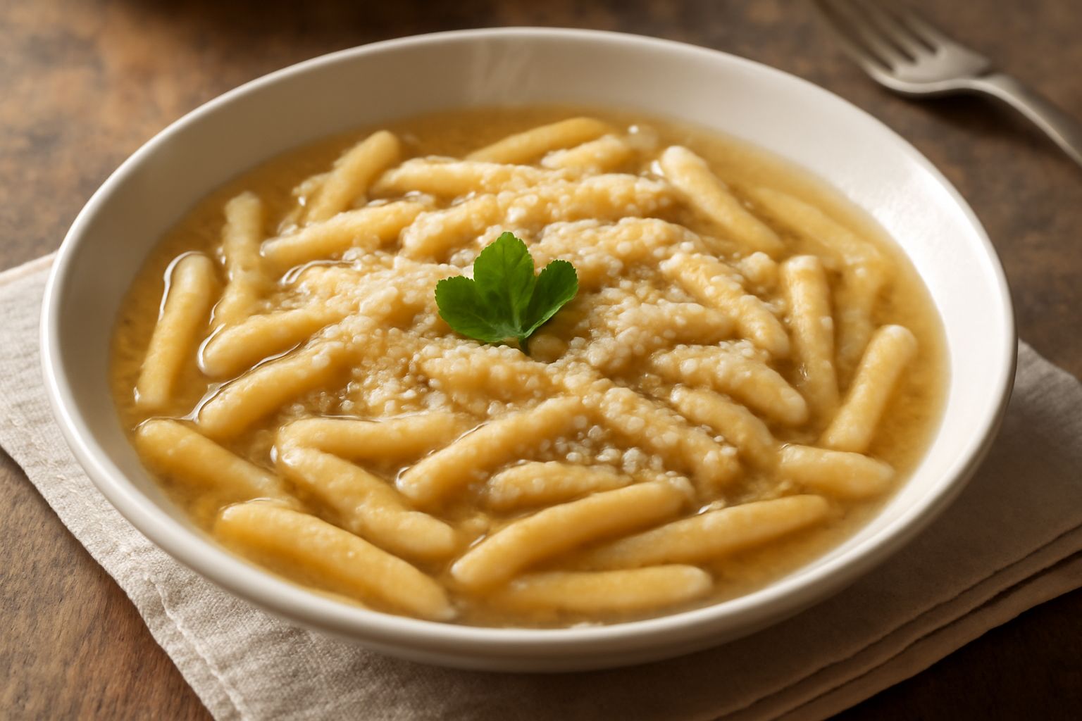 Umbricelli in brodo