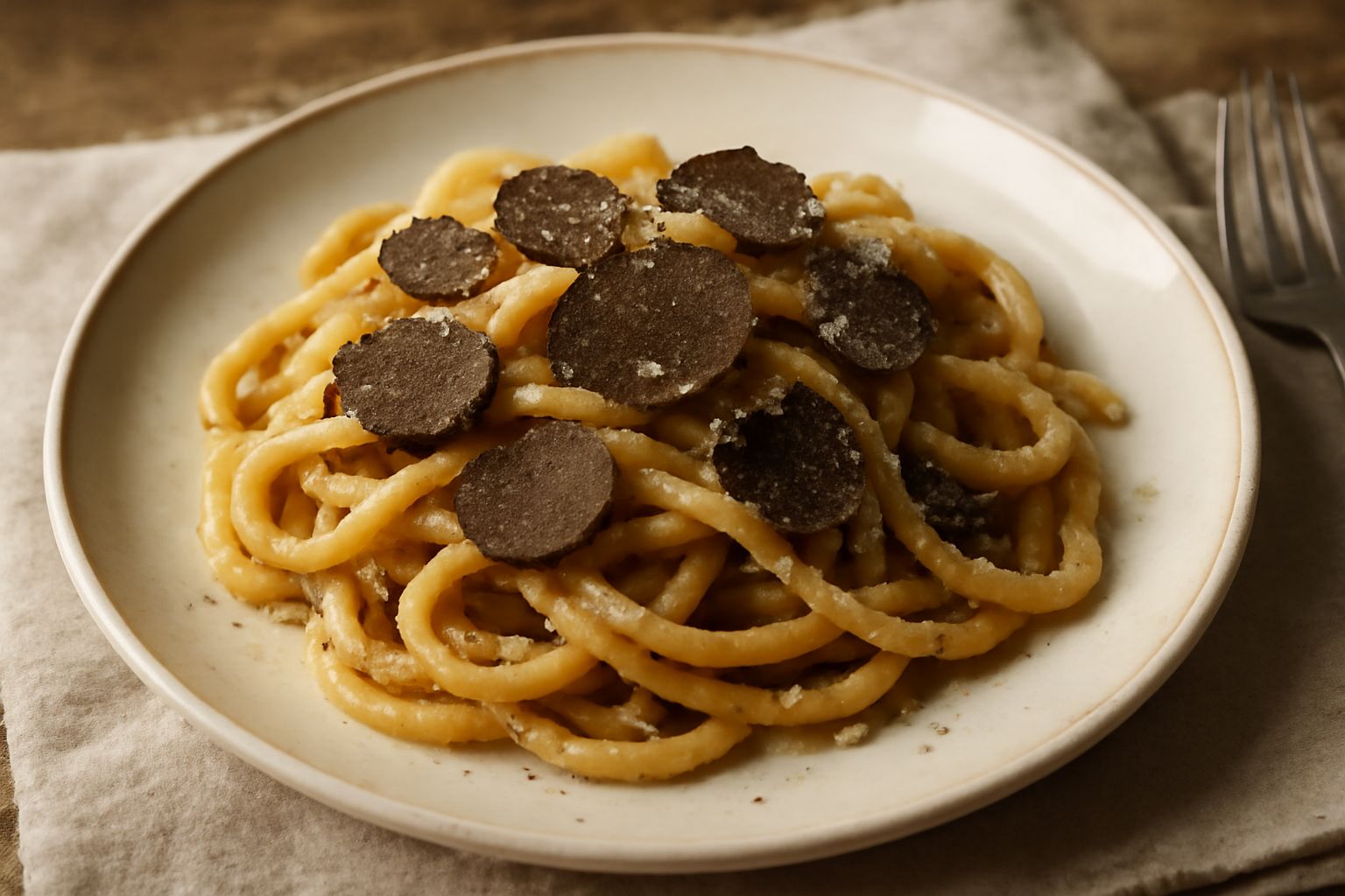 Umbrichelli al tartufo