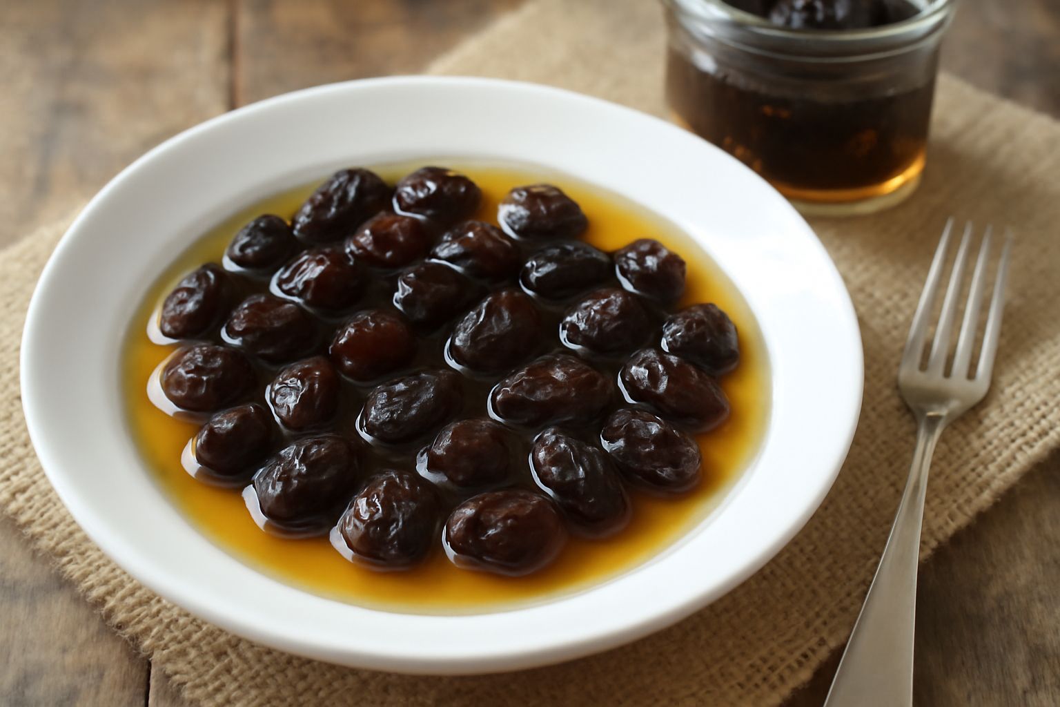 Uva passa in sciroppo