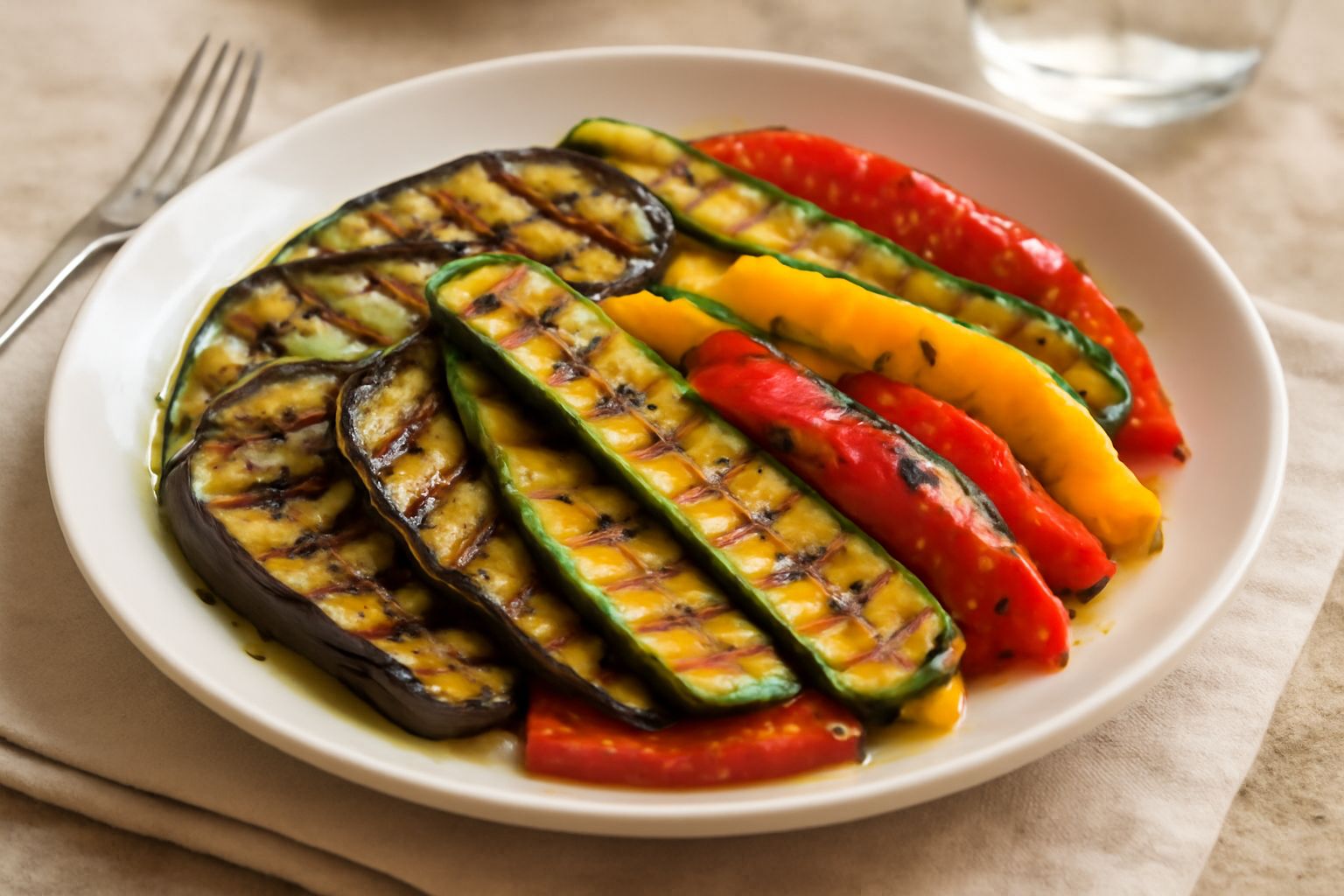 Verdure grigliate marinate