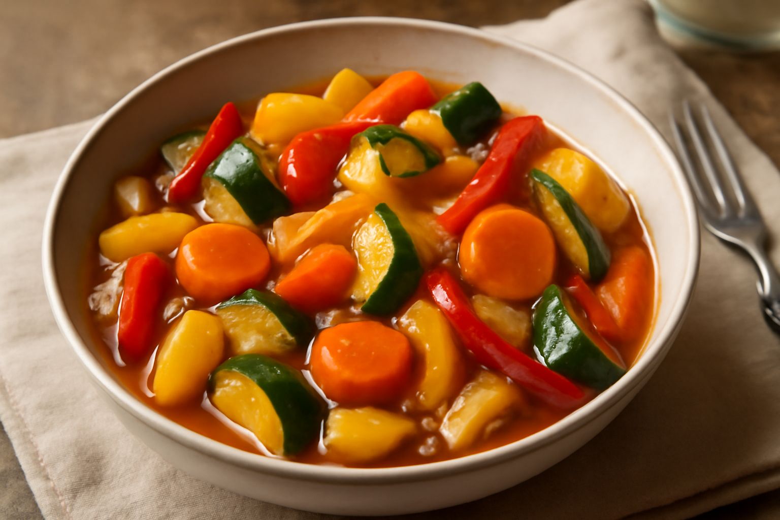 Verdure miste in agrodolce