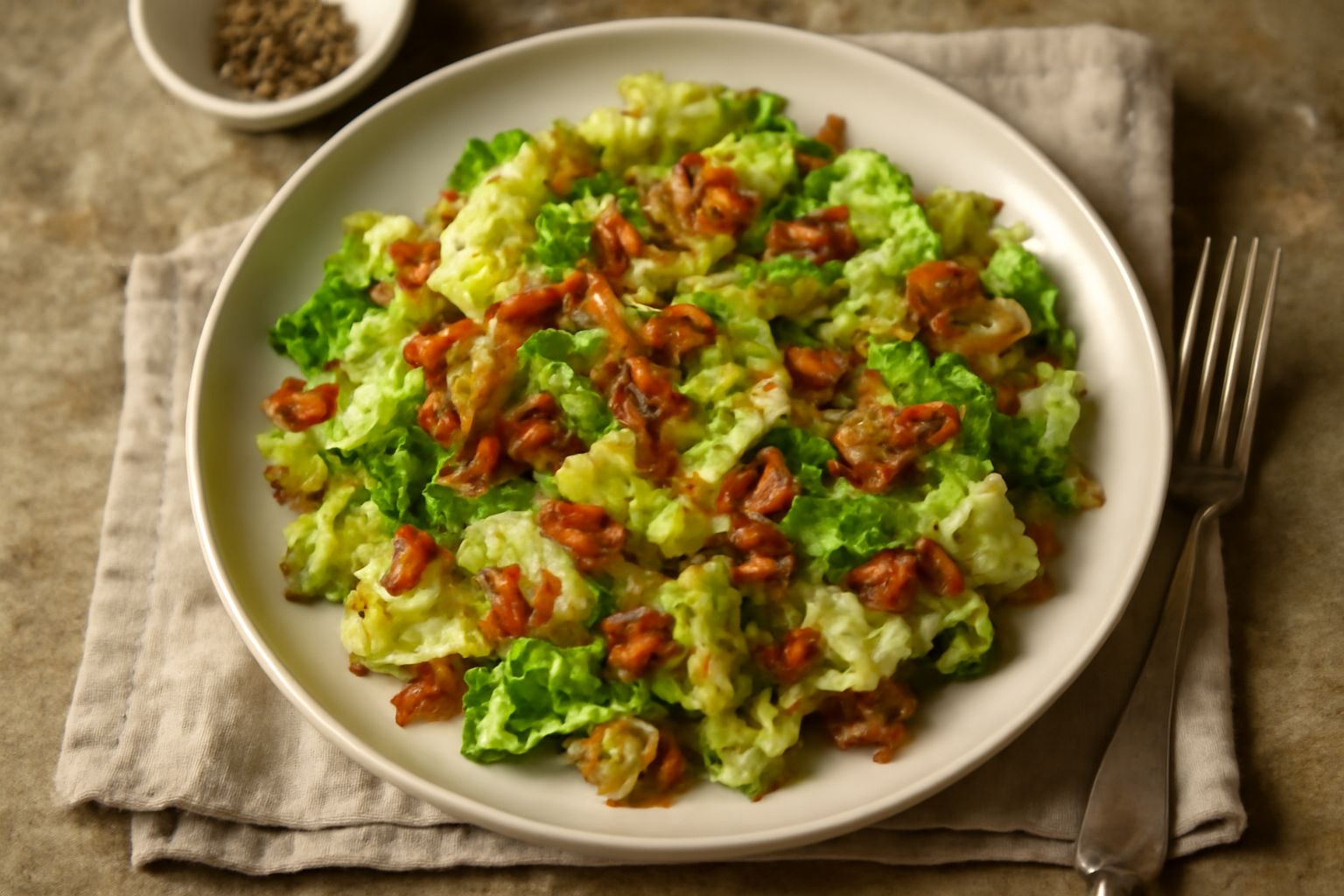 Verza e pancetta
