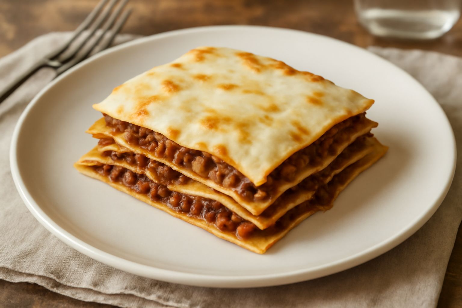 Vincisgrassi in porzione