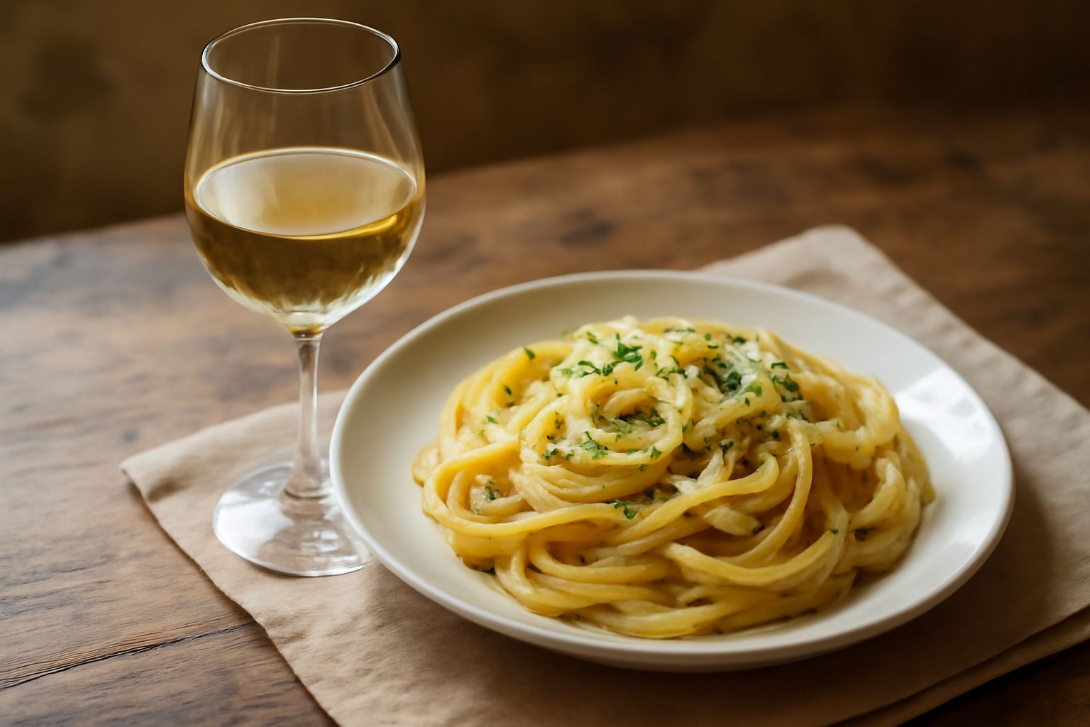 Vino bianco secco della provincia