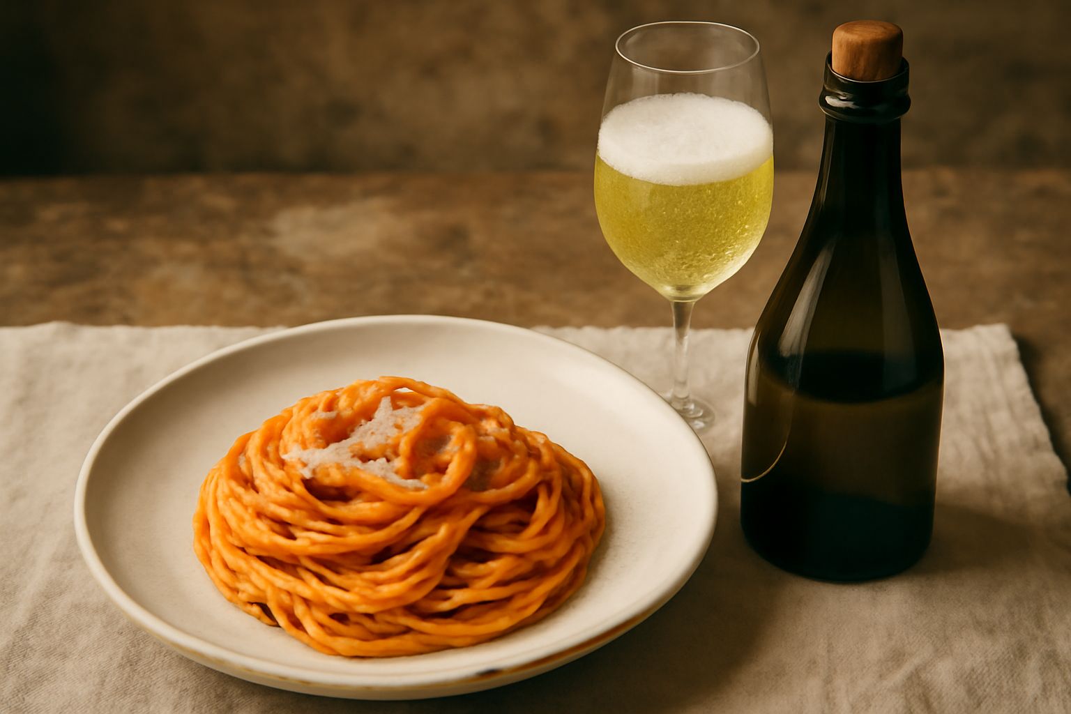 Vino spumante naturale