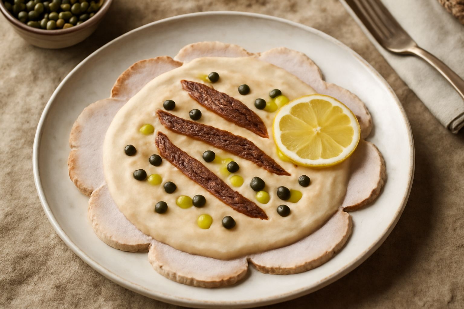 Vitello tonnato condimento