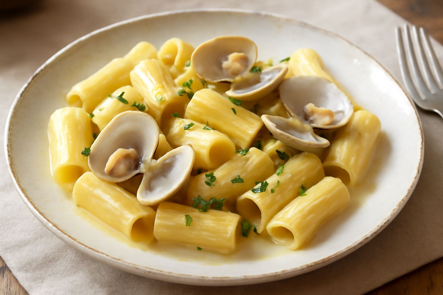 Vongole rigatoni