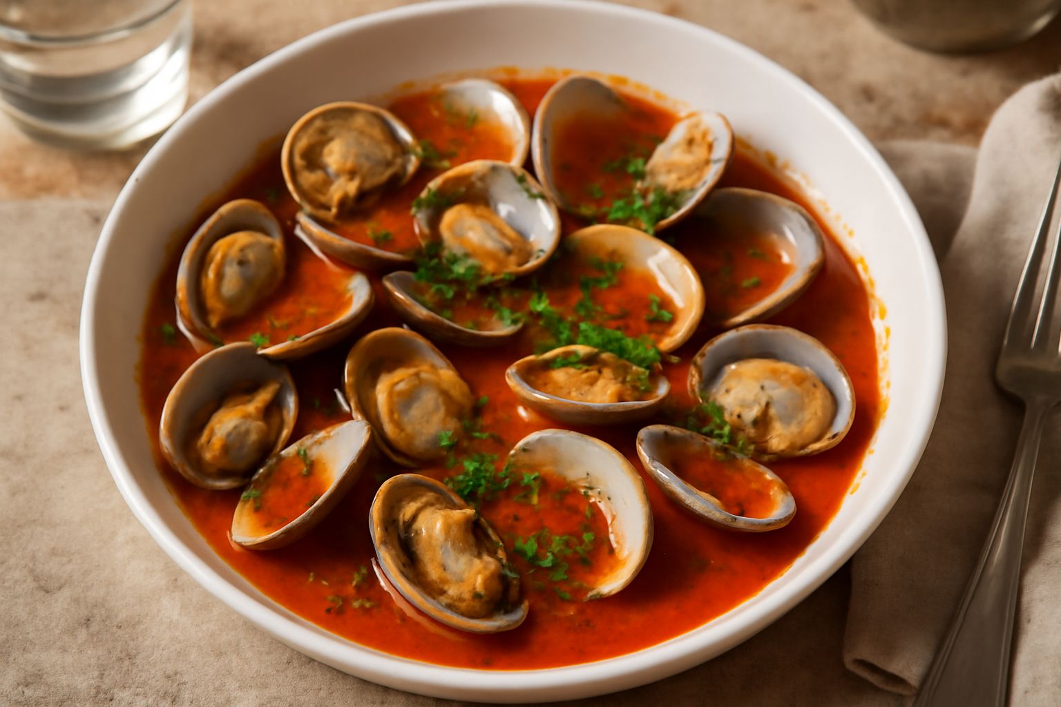 Vongole veraci in brodetto