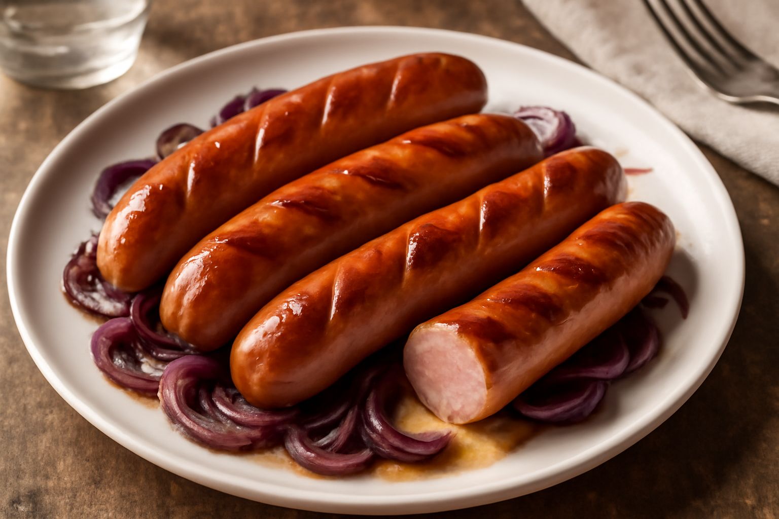 Würstel sottovuoto