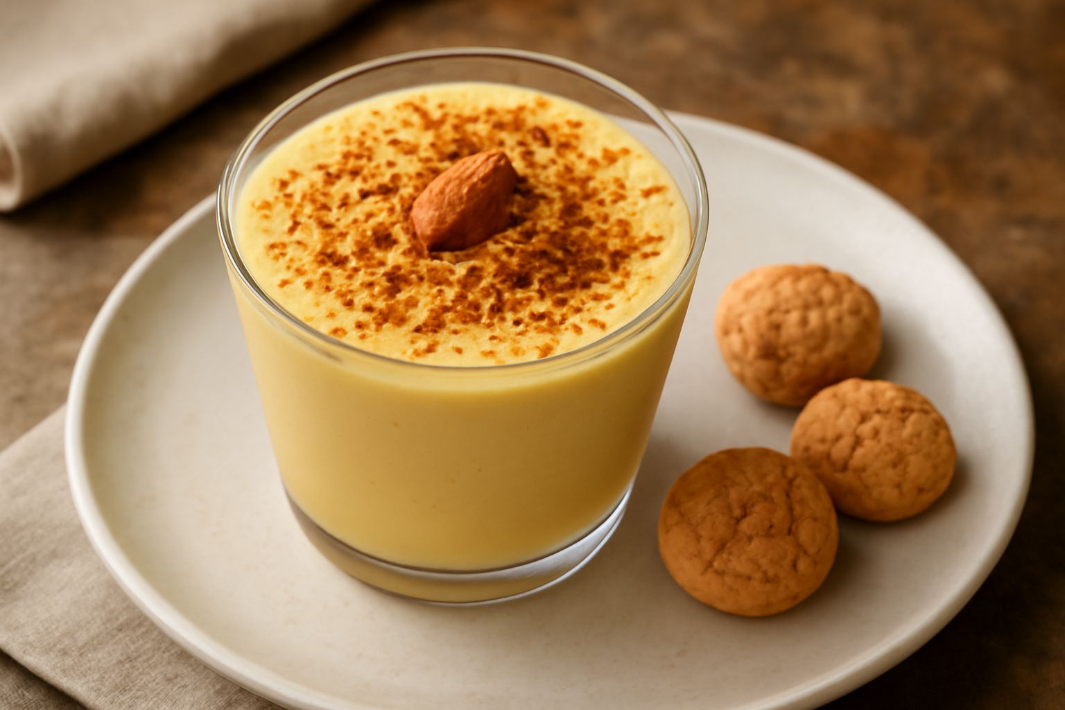 Zabaione agli amaretti