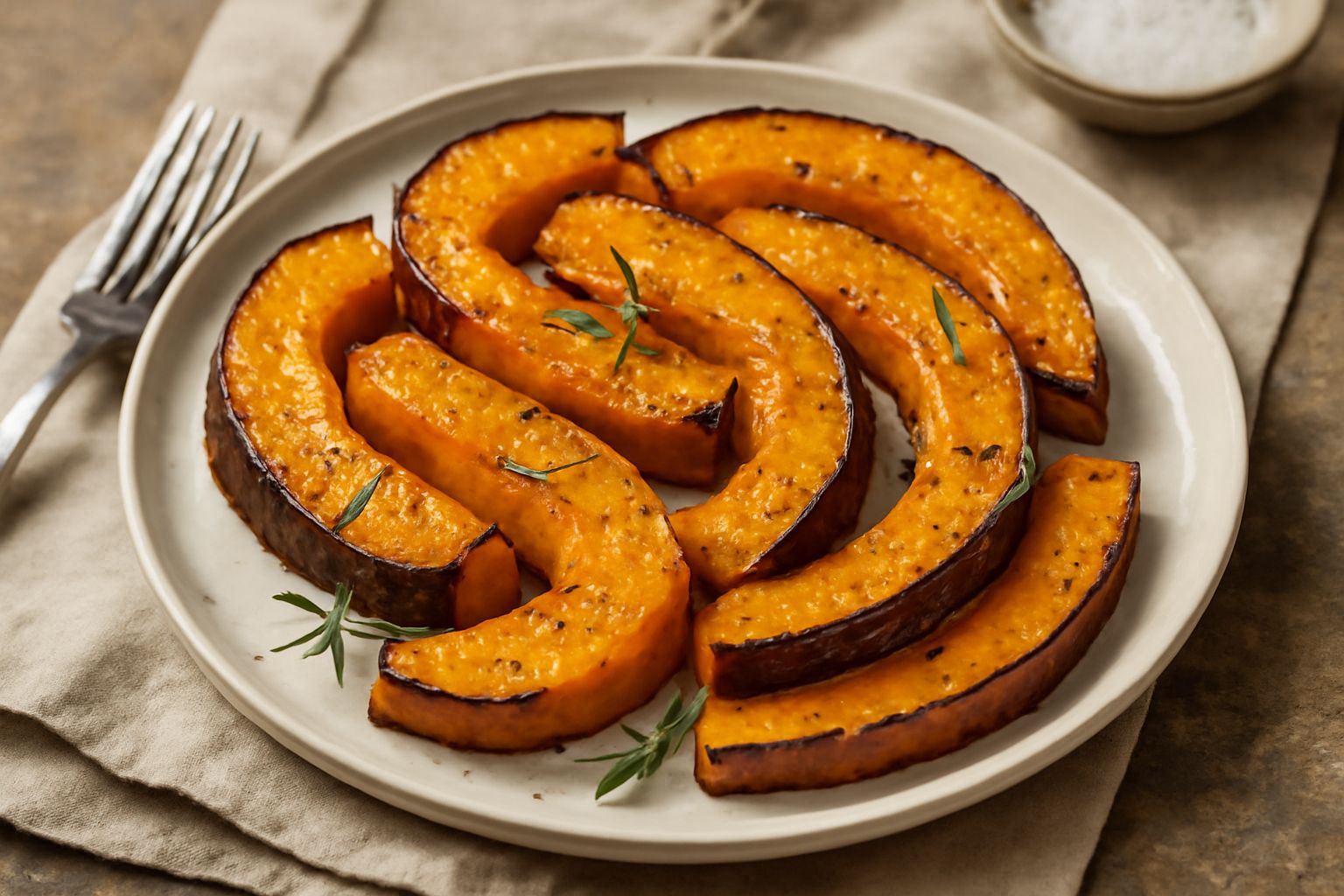 Zucca gialla al forno